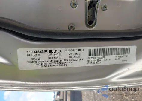 2013 Dodge Dart Sxt from USA, damaged, VIN 1C3CDFBA0DD294755